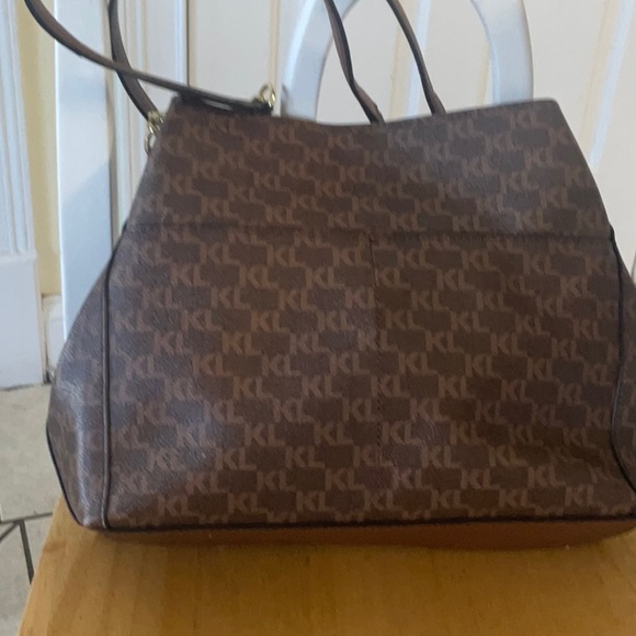 Karl Lagerfeld Brown Shoulder Bag - Picture 6 of 12